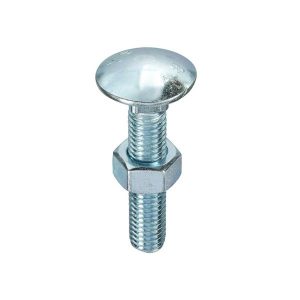 Cup Square Coach Bolts Bright Zinc Plated